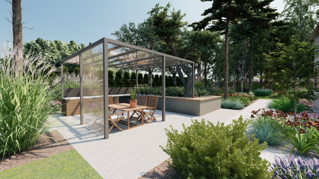 Ogród premium w Sulejówku – ekologiczny, leśny, stworzony do życia